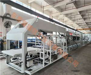 28米軟瓷生產線,隧道式軟瓷生產線，加熱固化軟瓷生產線